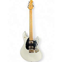Used Sterling by Music Man Jared Dines Signature Stingray White Solid Body Electric Guitar