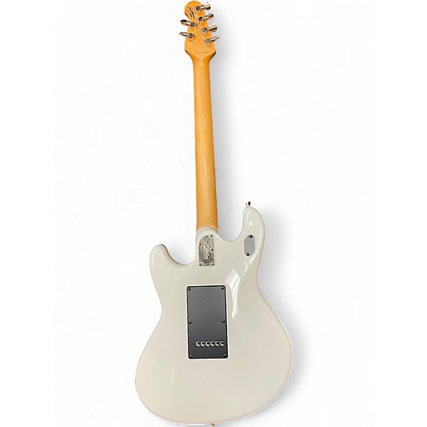 Used Sterling by Music Man Jared Dines Signature Stingray White Solid Body Electric Guitar