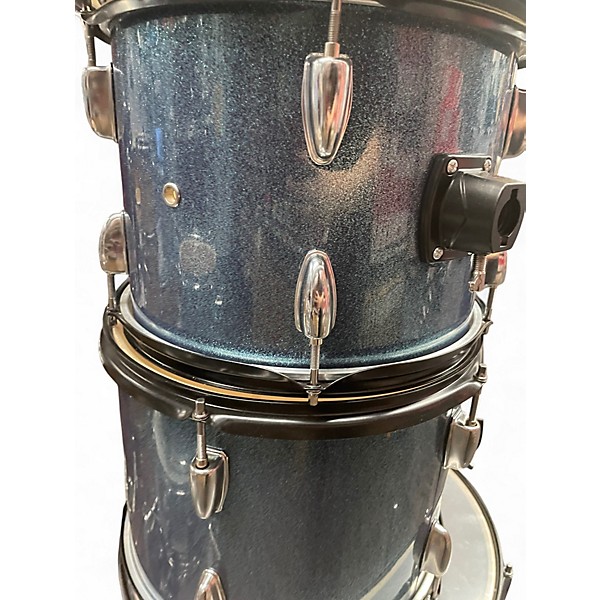 Used Ktaxon 5 Piece 5 PIECE  Blue Drum Kit