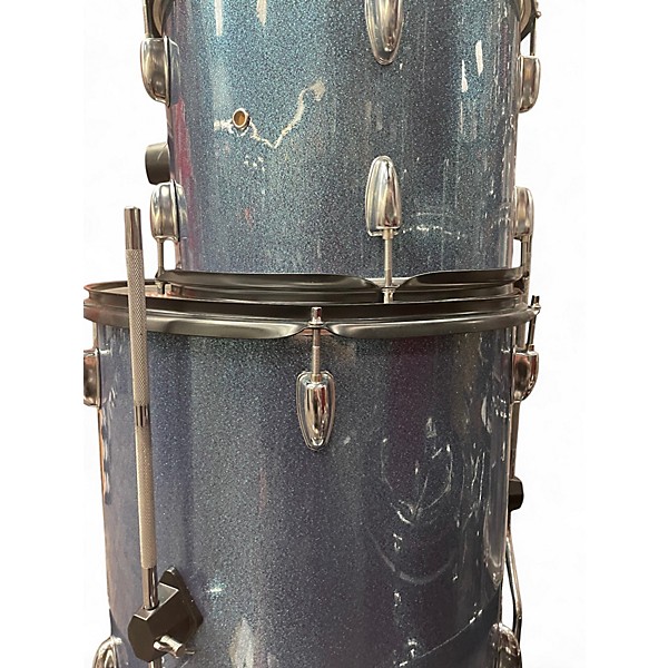 Used Ktaxon 5 Piece 5 PIECE  Blue Drum Kit