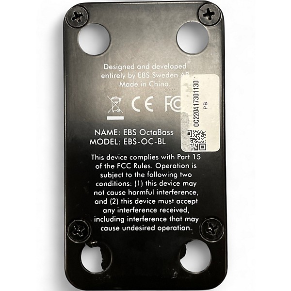 Used EBS Octabass Blue Label Triple Mode Bass Octave Divider Effect Pedal