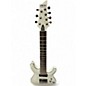 Used Schecter Guitar Research Demon 7 String white Solid Body Electric Guitar