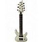 Used Schecter Guitar Research Demon 7 String white Solid Body Electric Guitar