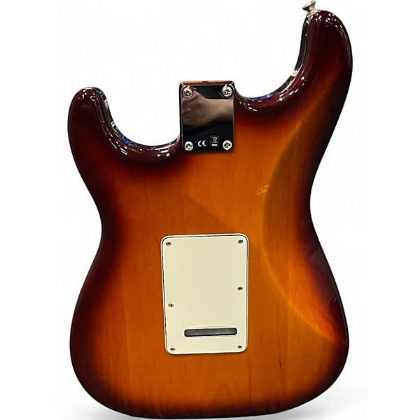 Used 2017 Fender Standard Stratocaster Plus Top Tobacco Sunburst Solid Body Electric Guitar