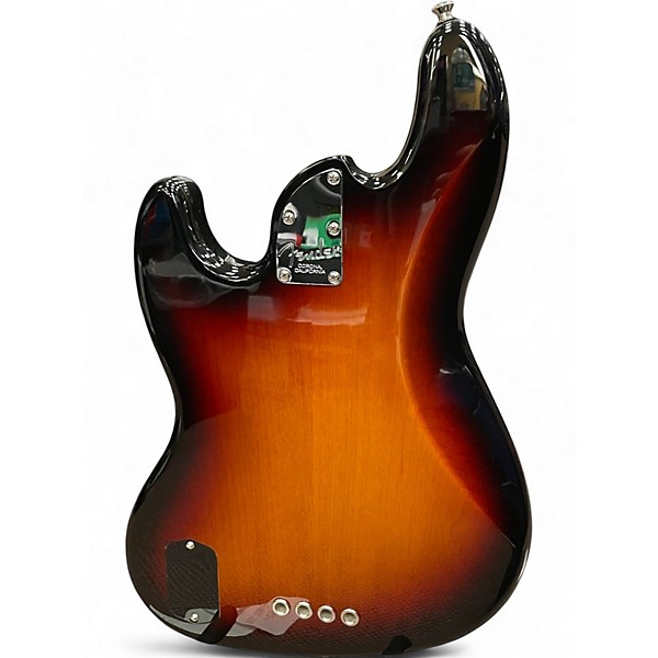 Used 2016 Fender American Elite Jazz Bass 3 Color Sunburst Electric Bass Guitar
