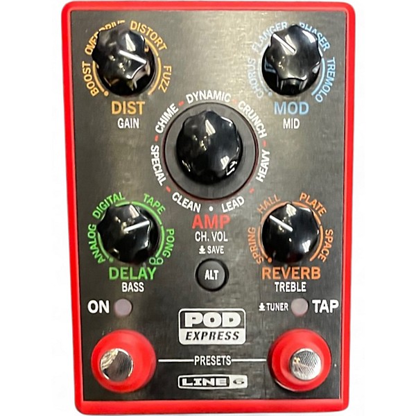 Used Line 6 Pod Express Amp Modeler Effect Processor