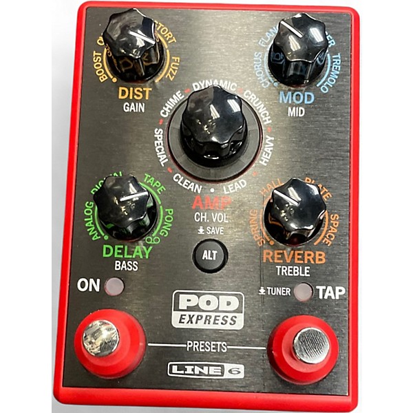 Used Line 6 Pod Express Amp Modeler Effect Processor