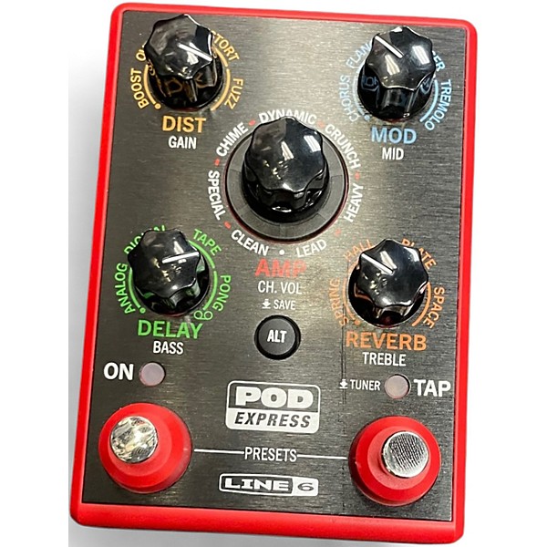 Used Line 6 Pod Express Amp Modeler Effect Processor