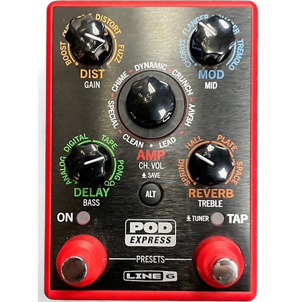 Used Line 6 Pod Express Amp Modeler Effect Processor