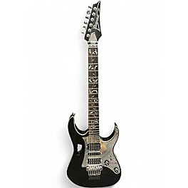 Used Ibanez JEM77VBK Black Solid Body Electric Guitar