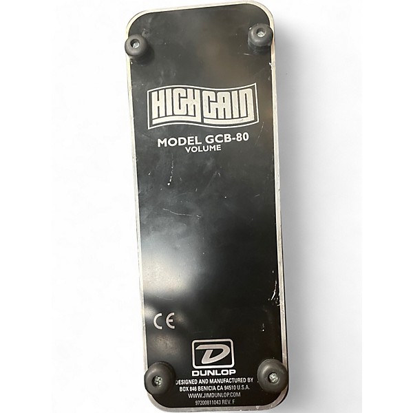 Used Dunlop GCB80 High Gain Volume Pedal