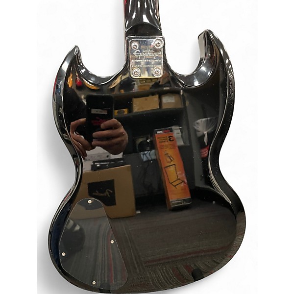 Used Epiphone SG Special Bolt On Black Solid Body Electric