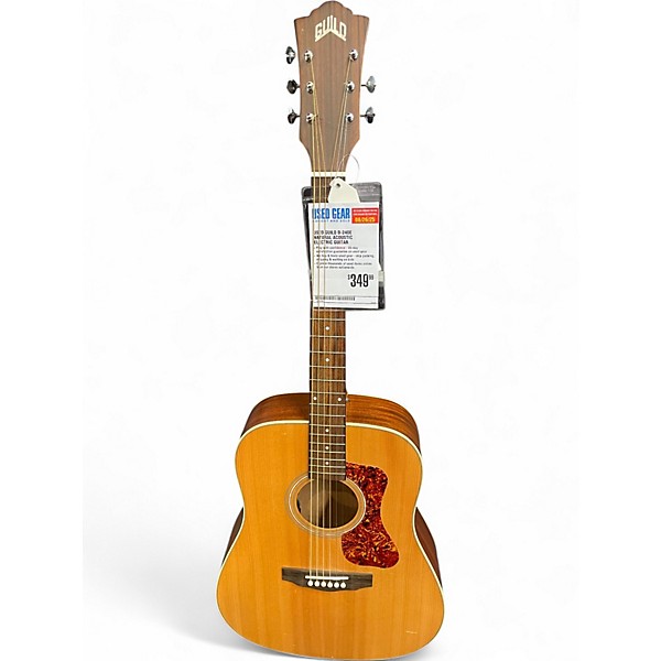 Used Guild D-240E Natural Acoustic Electric Guitar