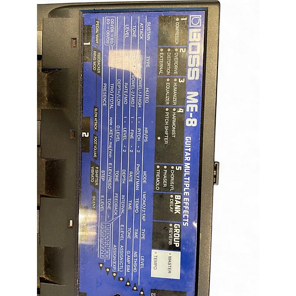 Used BOSS ME-8 Effect Processor