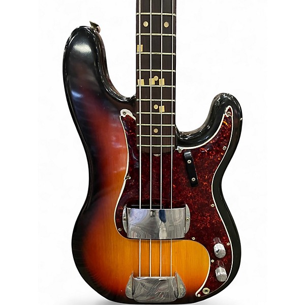 Vintage 1968 Fender Precision Bass Sunburst Electric Bass Guitar