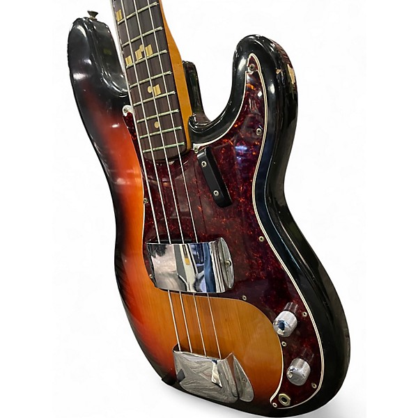 Vintage 1968 Fender Precision Bass Sunburst Electric Bass Guitar