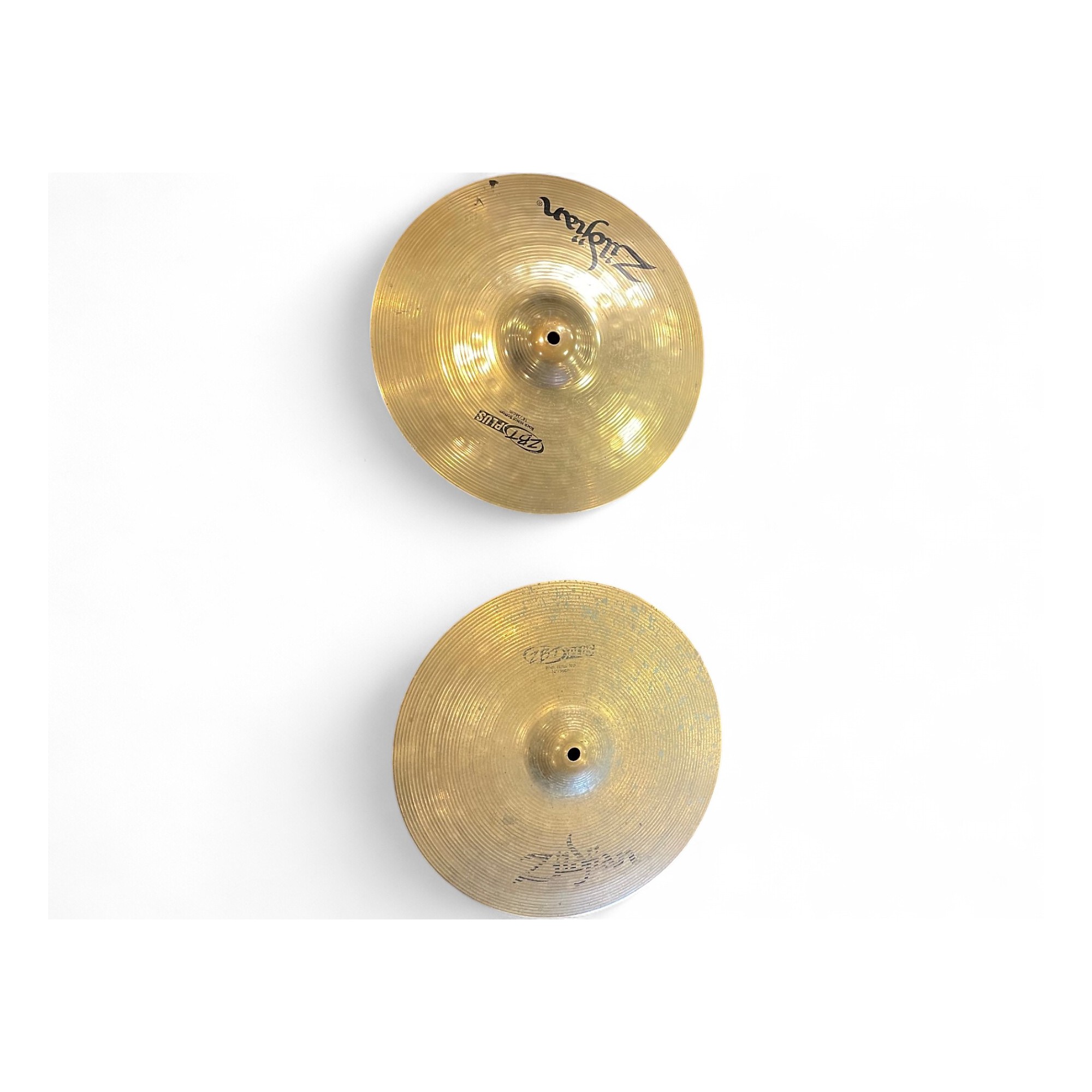 その他 Zildjian ZBT PLUS hihat 14 Used Zildjian 14in ZBT Plus Rock Hi Hats Pair Cymbal 33