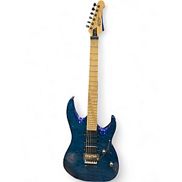 Used Mitchell HD400 BLUE FLAMETOP Solid Body Electric Guitar