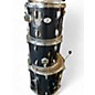 Used Rogers 4 Piece 4 Piece Black Drum Kit