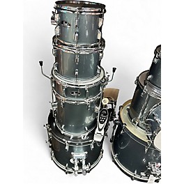 Used Pearl 5 Piece Roadshow Charcoal Metallic Drum Kit