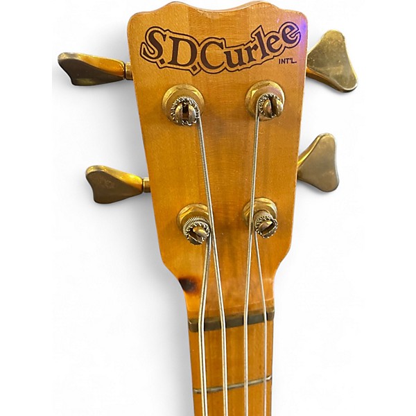 Used S. D. Curlee 4 STRING BASS MAHOGANY Electric Bass Guitar