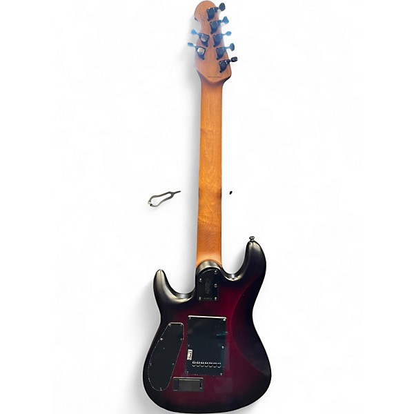 Used Sterling Audio Jason Richardson Cutlass 7 Red Scarlet Burst Satin Solid Body Electric Guitar