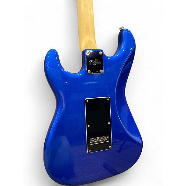 Used Leo COMANCHE BLUE Solid Body Electric Guitar
