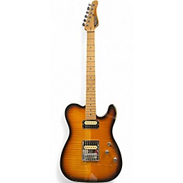 Used Schecter Guitar Research DT Custom 2 Color Sunburst Solid Body Electric Guitar