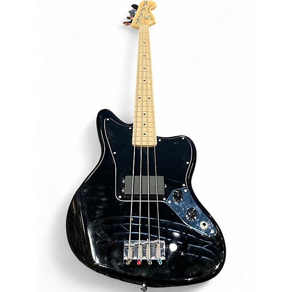 Used Squier Vintage Modified Jaguar Black Solid Body Electric Guitar