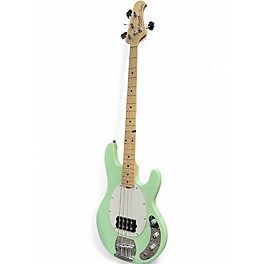 Used Sterling by Music Man Stingray SUB4 Seafoam Green Electric Bass Guitar