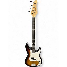 Used Lyman LP-150 2 Color Sunburst Electric Bass Guitar