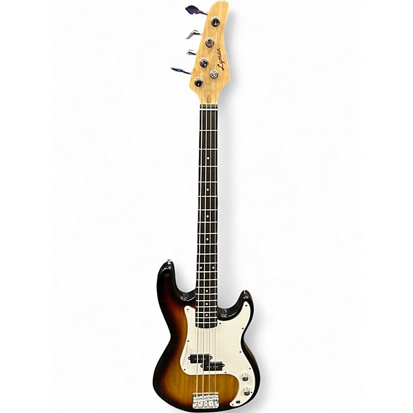 Used Lyman LP-150 2 Color Sunburst Electric Bass Guitar