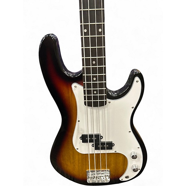 Used Lyman LP-150 2 Color Sunburst Electric Bass Guitar