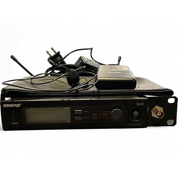Used Shure SLX14 G4 Band Lavalier Wireless System