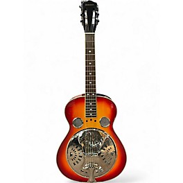 Used Johnson DOBRO RESONATOR  Cherry Sunburst Resonator Guitar