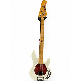 Used Sterling by Music Man RAY24CA Olympic White Electric Bass Guitar