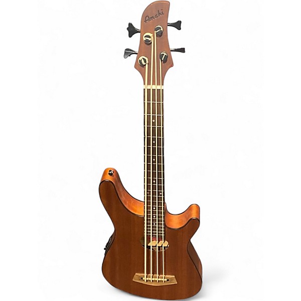 Used Amahi UB BASS Natural Acoustic Bass Guitar