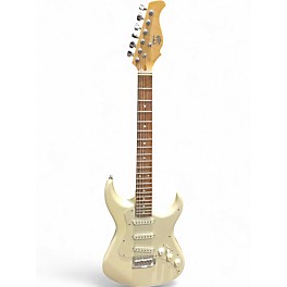 Used AXL AS-750 Headliner Olympic White Solid Body Electric Guitar