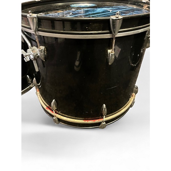 Used Ludwig 4 Piece Accent CS Black Drum Kit