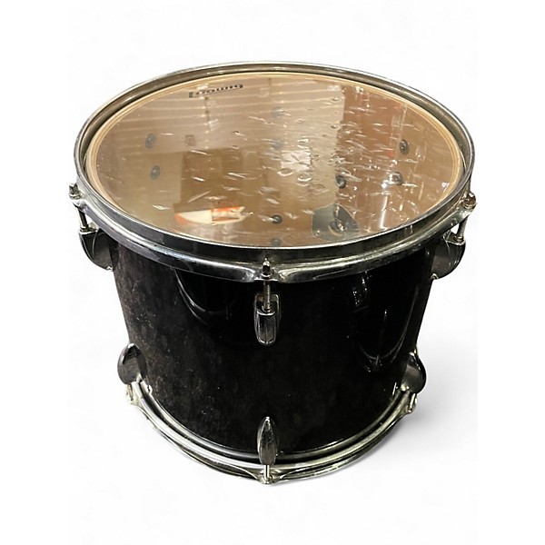 Used Ludwig 4 Piece Accent CS Black Drum Kit