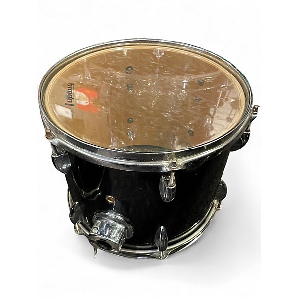 Used Ludwig 4 Piece Accent CS Black Drum Kit