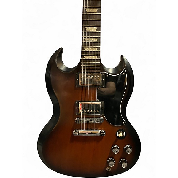 Used Gibson 1970S Tribute SG Standard 2 Color Sunburst Solid Body Electric Guitar