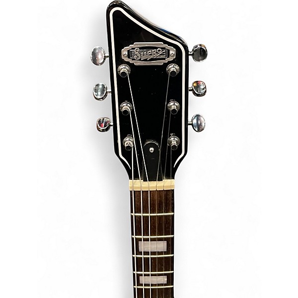 Used Supro 2030BM Hampton Black Solid Body Electric Guitar