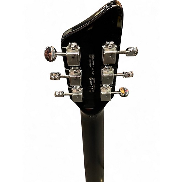 Used Supro 2030BM Hampton Black Solid Body Electric Guitar