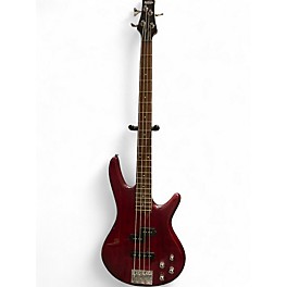 Used Ibanez GSR200 Red Electric Bass Guitar