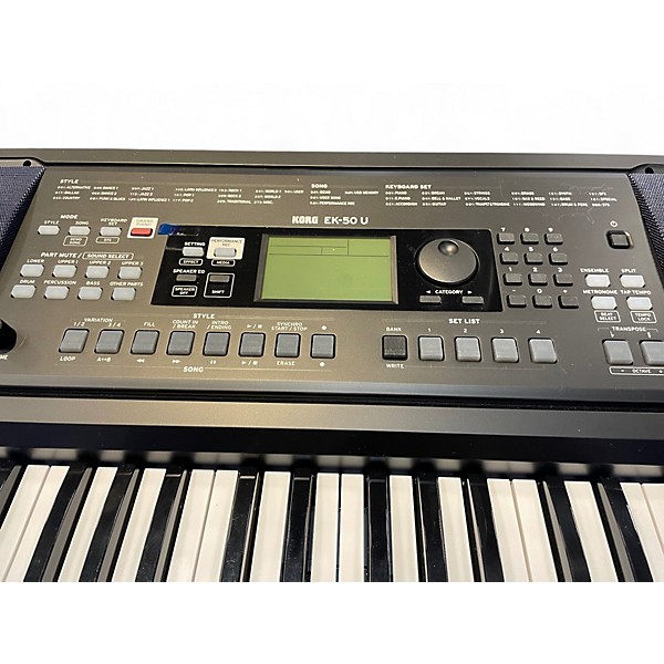 Used KORG EK-50U Portable Keyboard