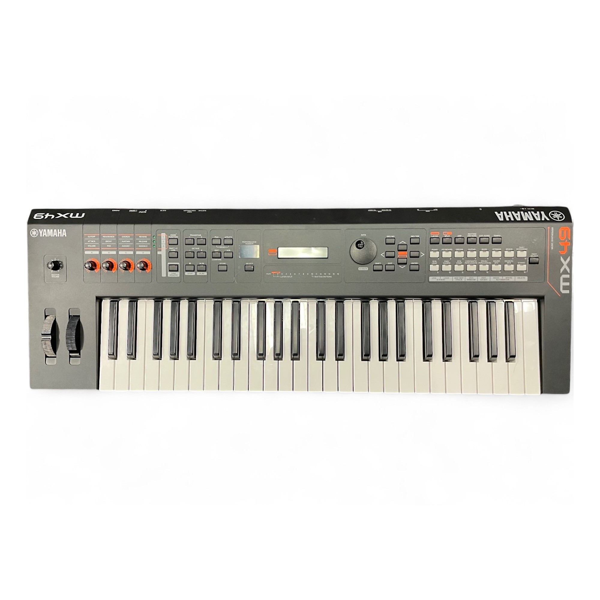 YAMAHA MX49 シンセサイザー ワークステーション Used Yamaha MX49 49 Key Keyboard Workstation | Guitar Center