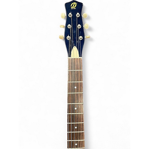 Used Danelectro TRIPLE DIVINE Metallic Blue Solid Body Electric Guitar