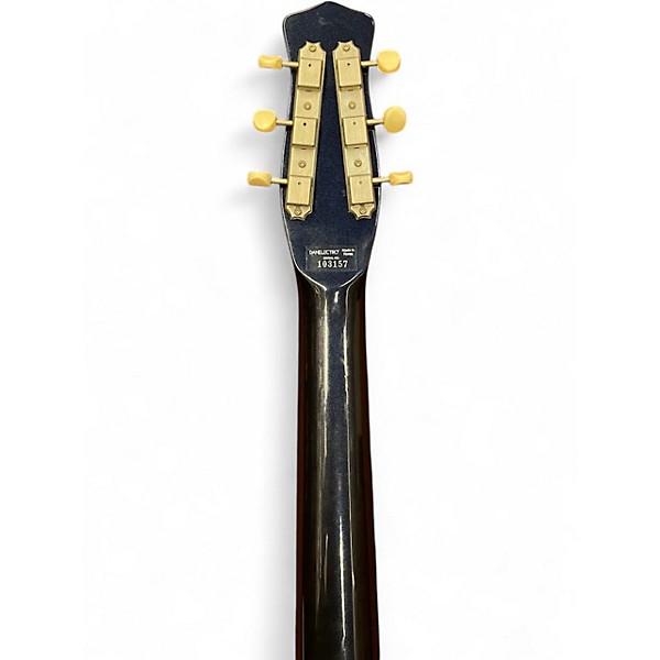 Used Danelectro TRIPLE DIVINE Metallic Blue Solid Body Electric Guitar