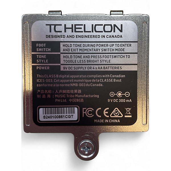 Used TC Helicon critical mass Effect Pedal | Guitar Center
